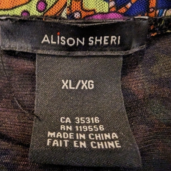 Vintage Y2K midi skirt, patchwork paisley, a-line women's XL - Picture 8 of 9